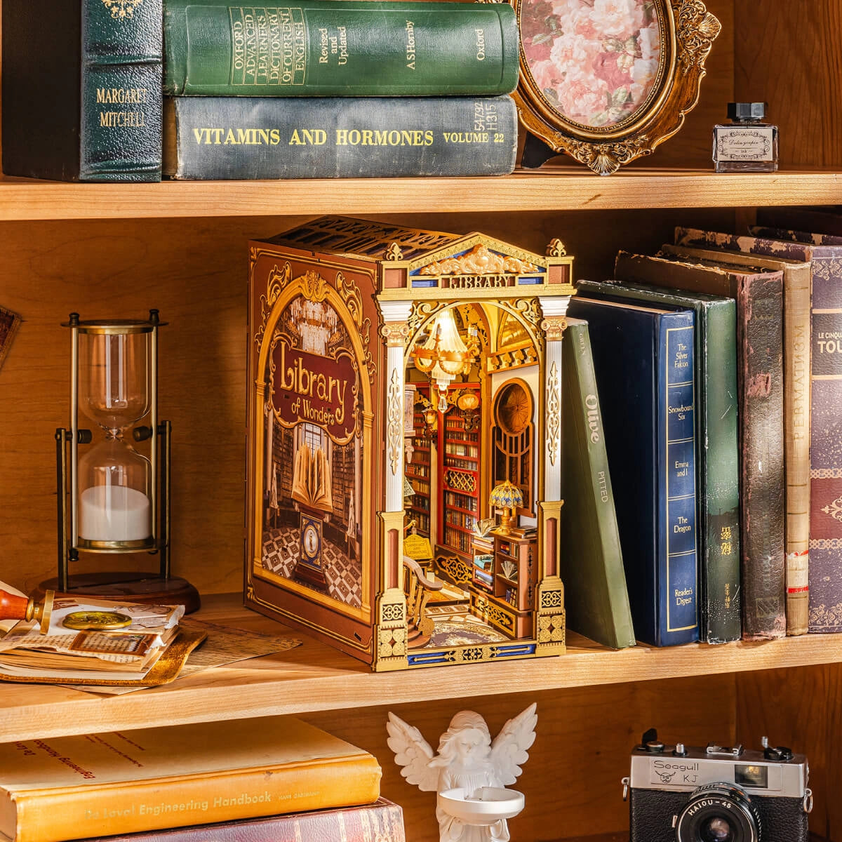Rolife Library of Wonders DIY Book Nook Kit TGB16