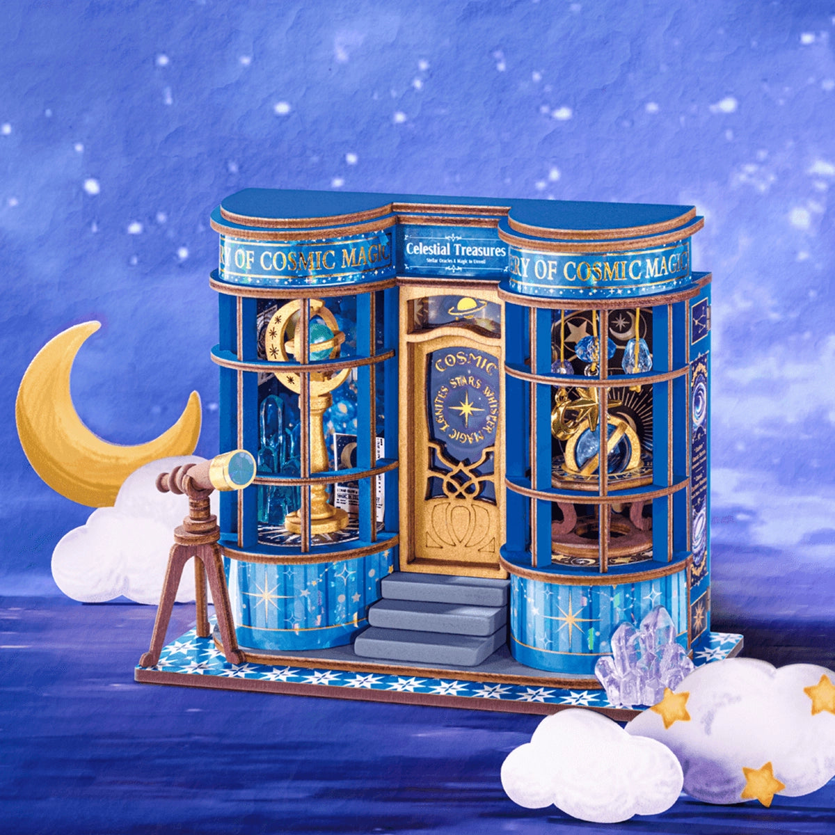 Rolife Magic Astronomy Shop DIY Miniature House Kit DS048
