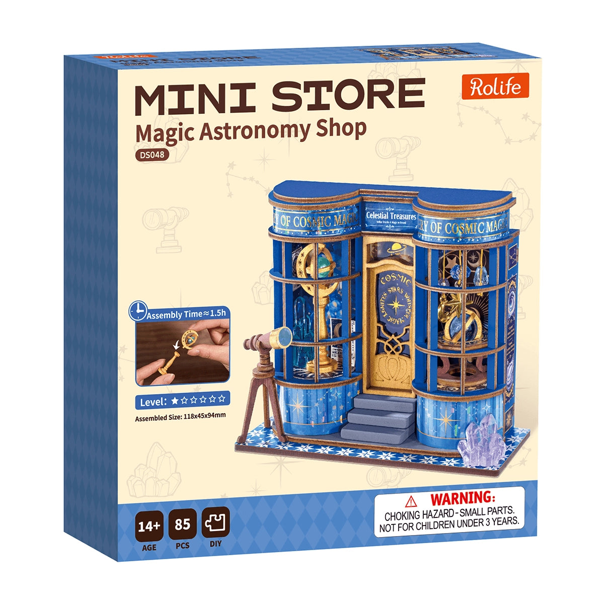 Rolife Magic Astronomy Shop DIY Miniature House Kit DS048