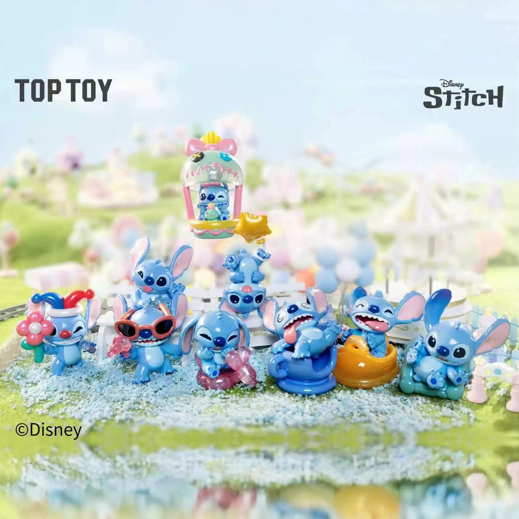 TOPTOY Disney Stitch Balloon Land Series Blind Box