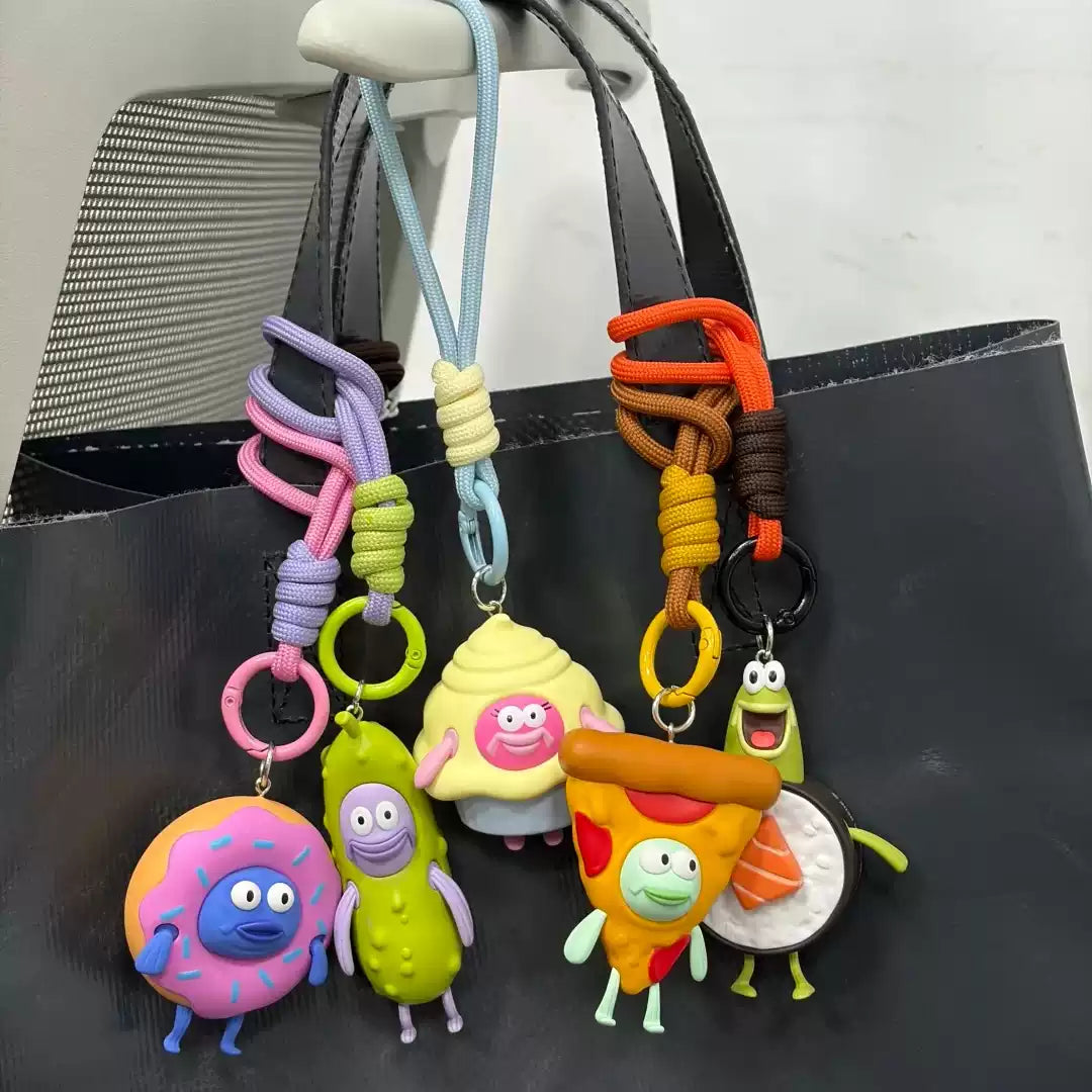 SpongeBob SquarePants Bikini Bottom Food Party Bag Charm Blind Box