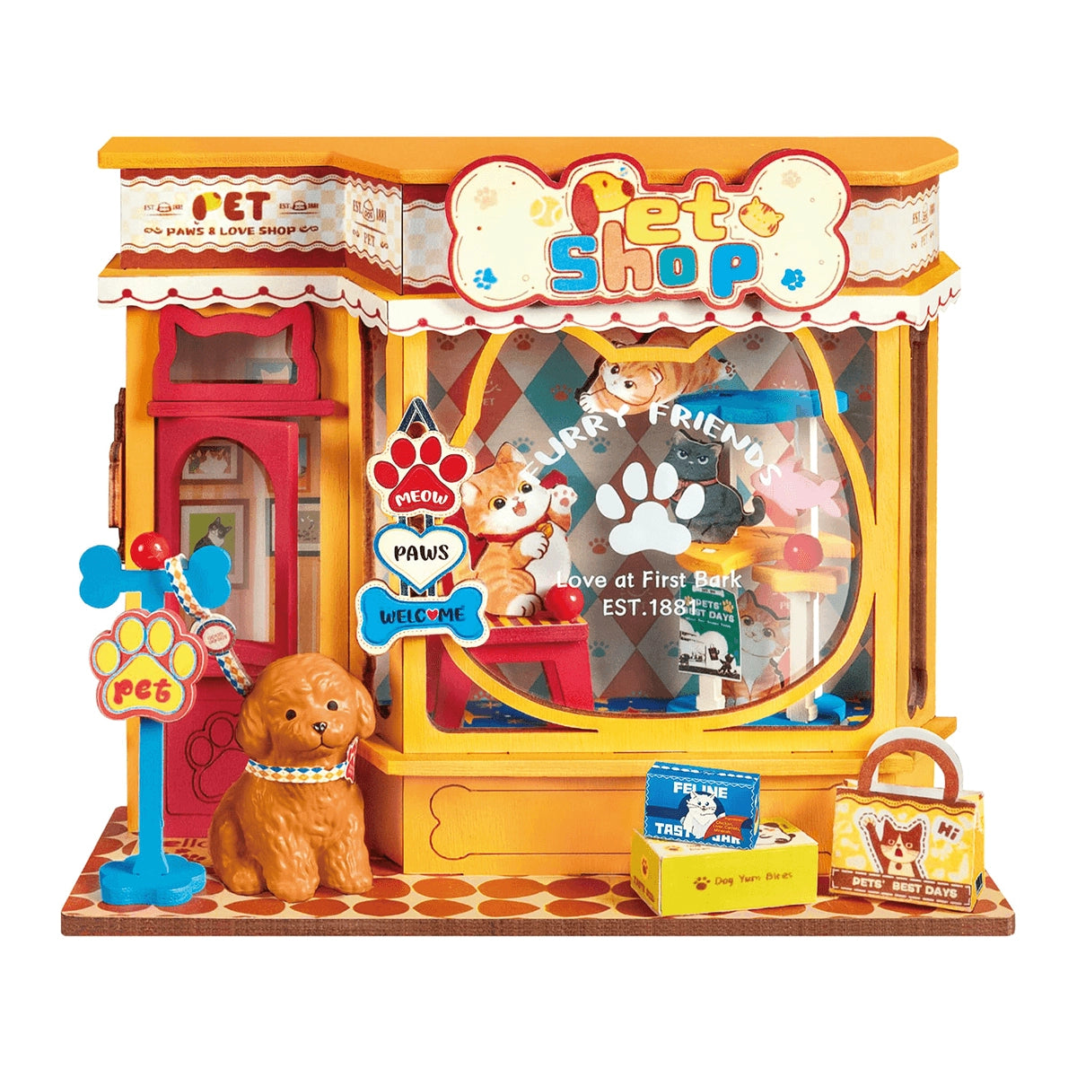 Rolife DIY Miniature House - Pawfect Pet Shop DS045