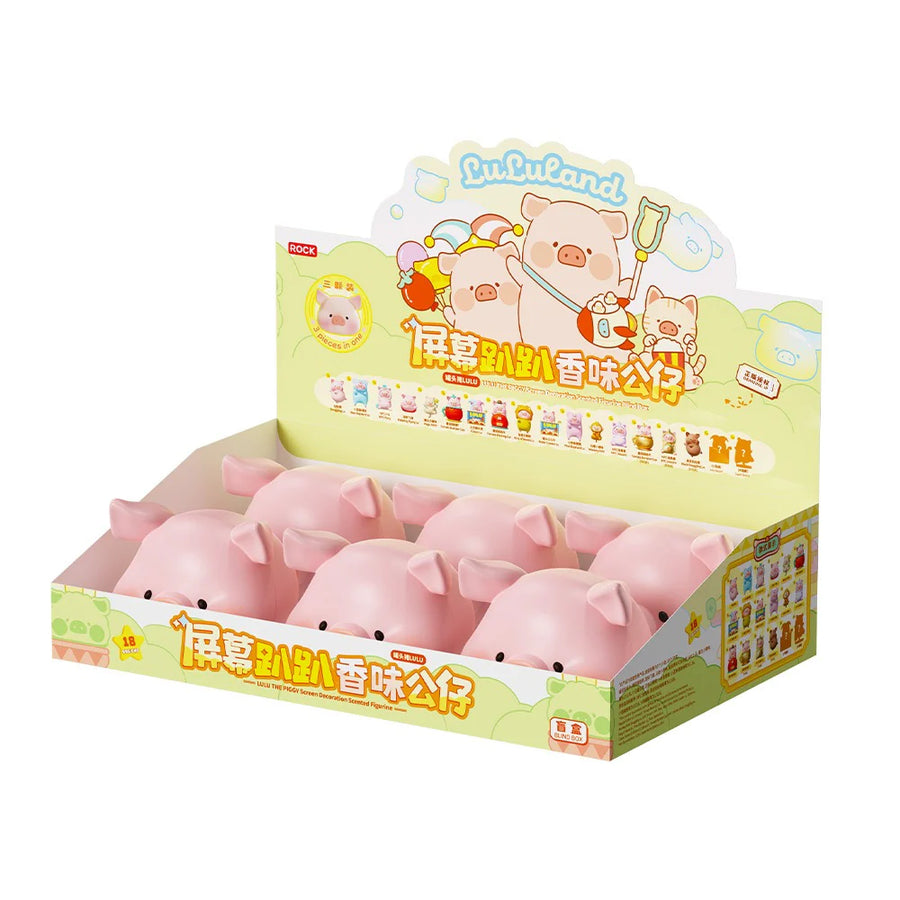 ROCK × LuLu the Piggy Car Screen Scented Mini Figures Blind Box – 3 Pack