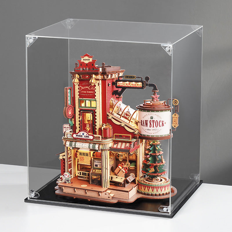 ROKR Display Case RFM04 - Acrylic Dustproof Cover for 3D Puzzles