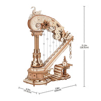 ROKR Magic Harp Music Box Wooden 3D Puzzle AMK71