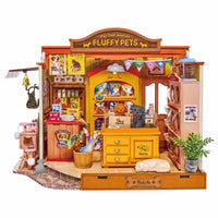 Rolife Fluffy Friends Store DIY Miniature House Kit DG185