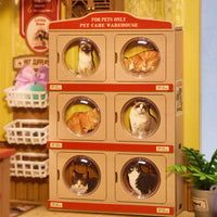 Rolife Fluffy Friends Store DIY Miniature House Kit DG185