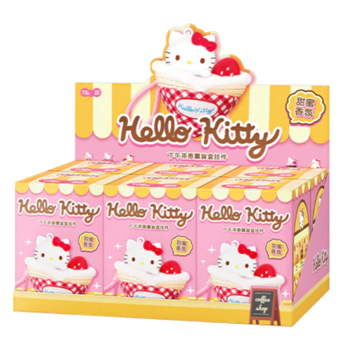 Hello Kitty Afternoon Tea-Themed Plush Keychain Aromatherapy Pendant Blind Box - MarTUBE & Sanrio