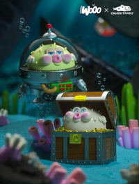 HIDDEN WOOO x CHUBBY FAMILY CHUBBYPOPO Ocean Series TRADITION VER. PVC Trading Figure