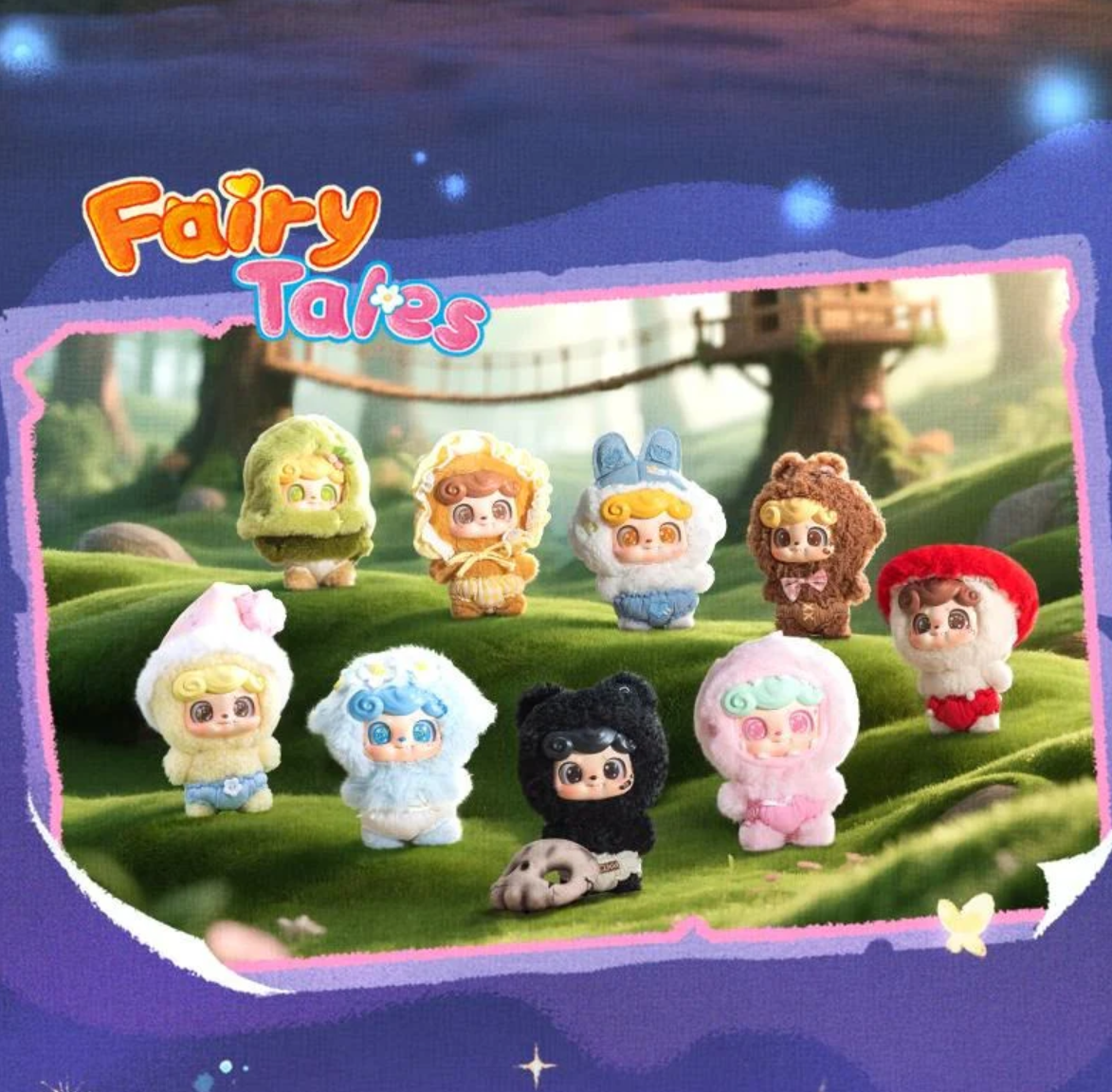 Jotoys Q KID Fairy Tales Plush Series Blind Box
