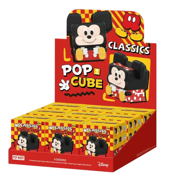 Pop Mart Disney Classics POP CUBE-1 Series Figures Sealed Case