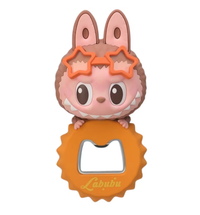 Pop Mart Labubu The Monsters Jump Into Summer Series Labubu (Passionate Summer) Bottle Opener Fridge Magnet