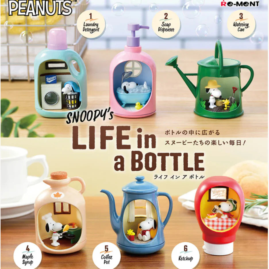 Re-Ment PEANUTS Snoopy’s Life in a Bottle Blind Box