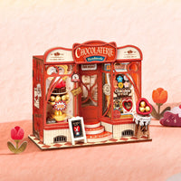Rolife Sweet Chocolate Shop DIY Miniature House Kit DS046