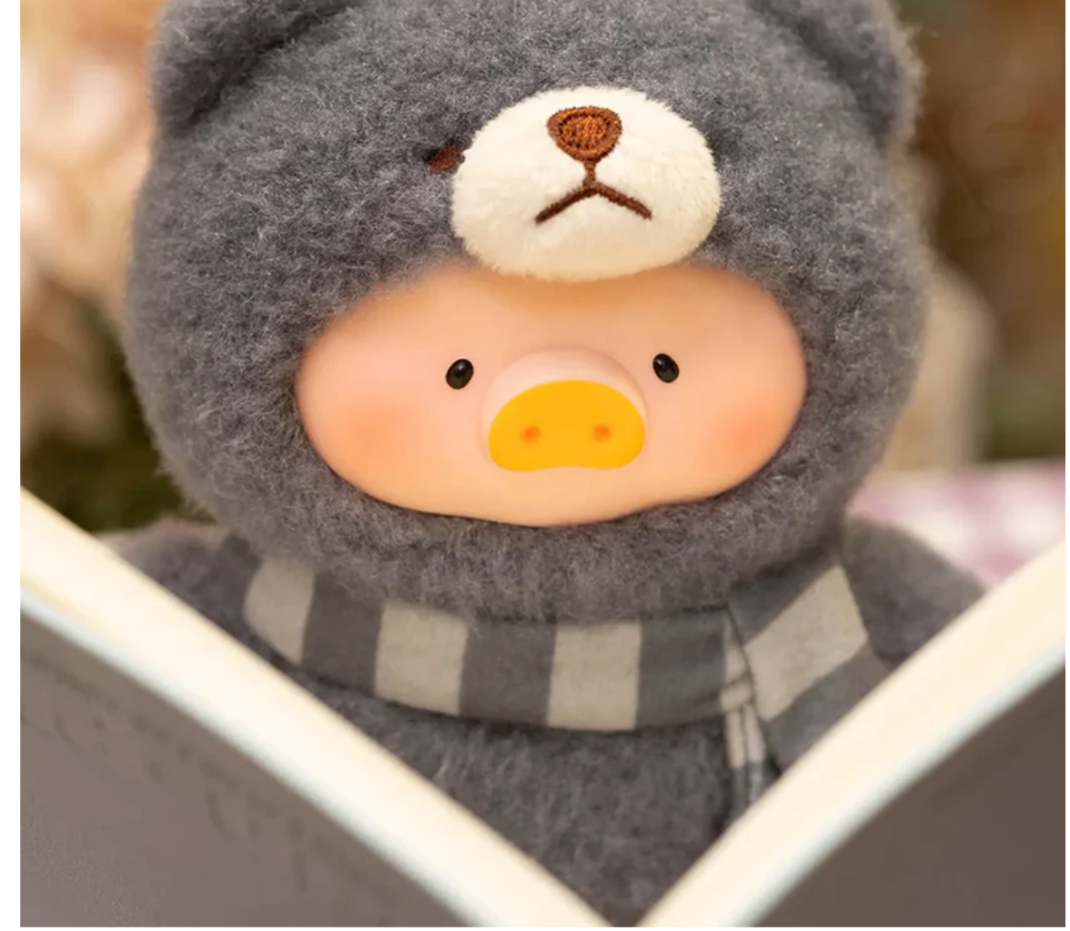LuLu The Piggy Joyful Time Series Vinyl Face Plush Keychain Blind Box