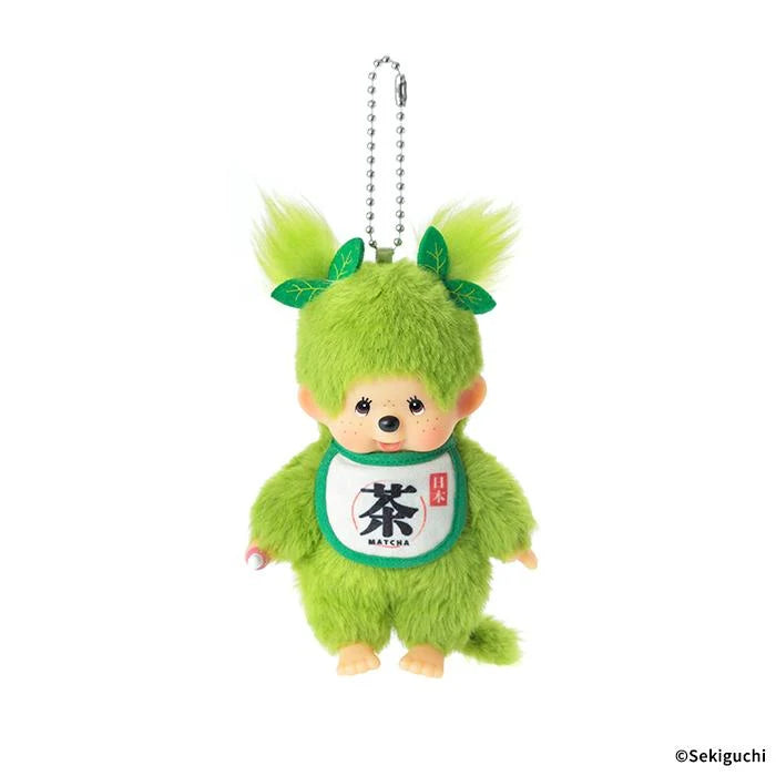 Monchhichi Girl Plush Keychain Matcha Green Tea Japan 2026