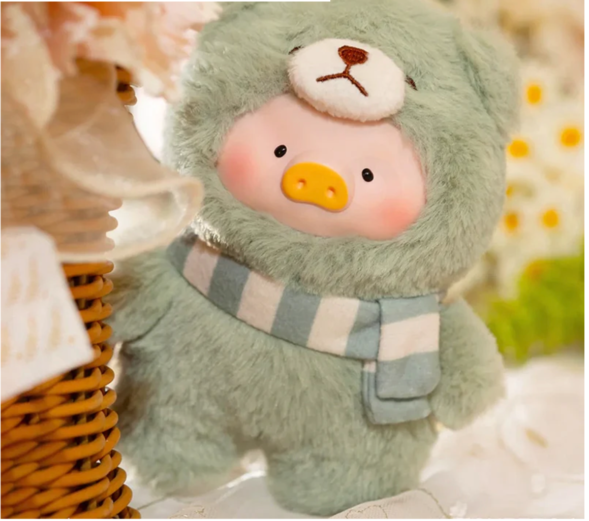 LuLu The Piggy Joyful Time Series Vinyl Face Plush Keychain Blind Box