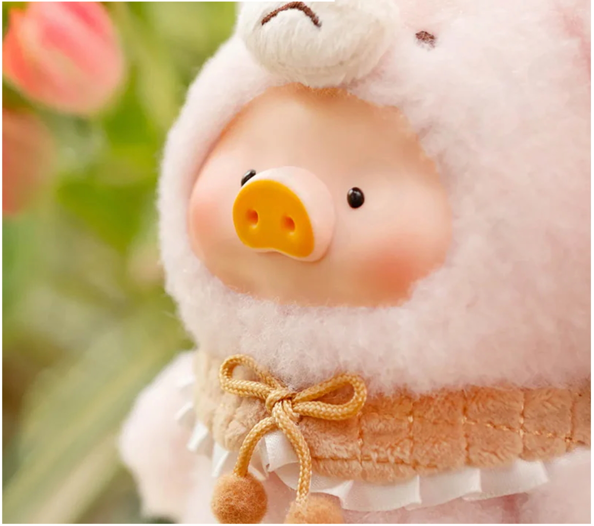 LuLu The Piggy Joyful Time Series Vinyl Face Plush Keychain Blind Box