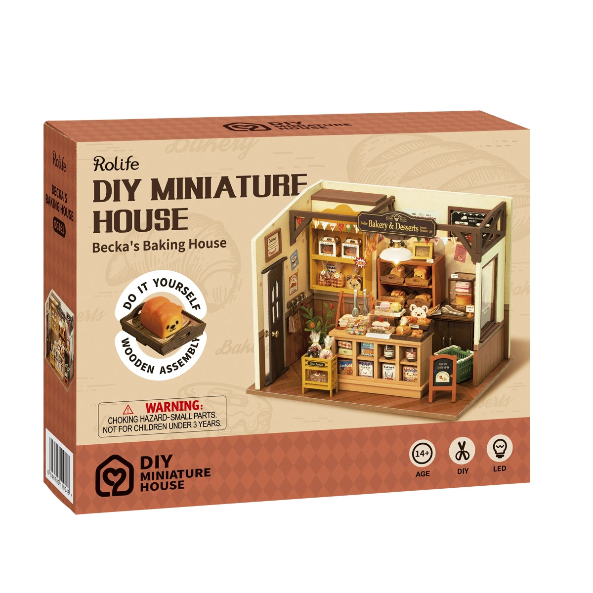 Rolife Becka’s Baking House DIY Miniature House Kit DG161