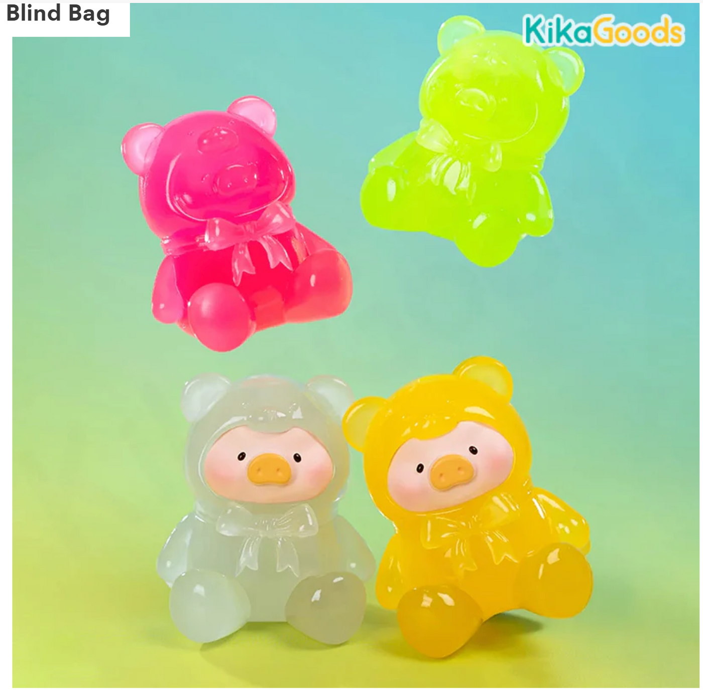 LuLu The Piggy Teddy Mini Cute Beans Series Blind Bag
