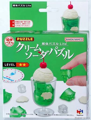 MegaHouse KAITAI Puzzle Lite Cream Soda 3D Puzzle