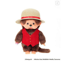Japan Monchhichi × One Piece Plush Toy - Monchhichi-kun & Monkey D. Luffy