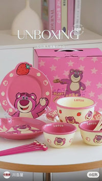 Disney Pixar – Lotso Ceramic Plate (8 inch / 20.5 cm)