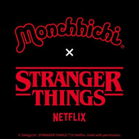 Sekiguchi Monchhichi × Stranger Things Plush doll Keychain HELLFIRE CLUB