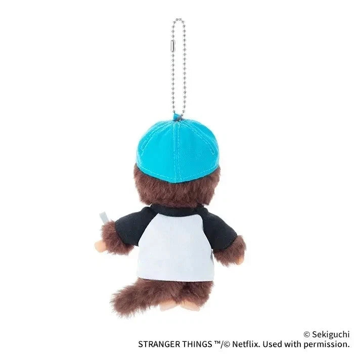 Sekiguchi Monchhichi × Stranger Things Plush doll Keychain HELLFIRE CLUB