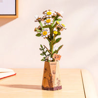 Rowood Chamomile DIY Wooden Flower 3D Puzzle TW061
